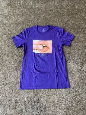 Purple Graphic Short Sleeve Tee